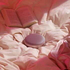 Bang & Olufsen Beosound A1 2nd Gen pink aluminium dome close-up