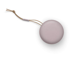 Bang & Olufsen Beosound A1 2nd Gen pink top view, premium aluminium dome