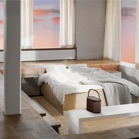 Bang & Olufsen Beosound A5 carry strap enables easy movement between spaces.