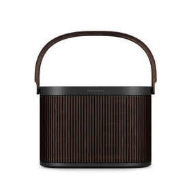 Bang & Olufsen Beosound A5 IP65 rating protects against dust and water outdoors.