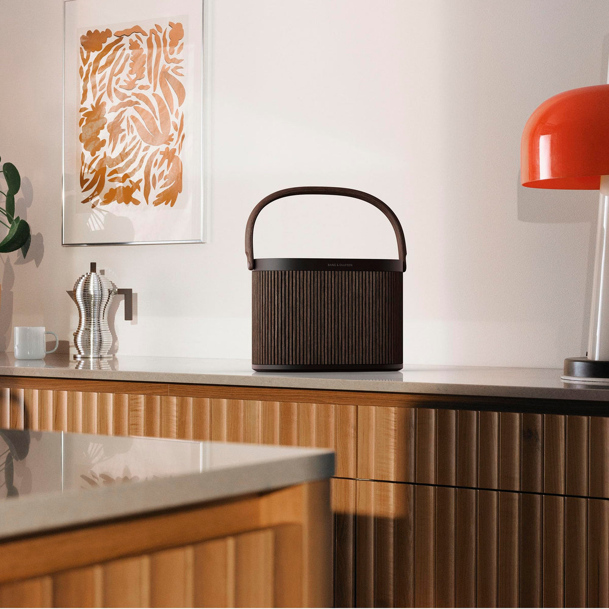 Bang & Olufsen Beosound A5 real oak and aluminium detailing feels premium.
