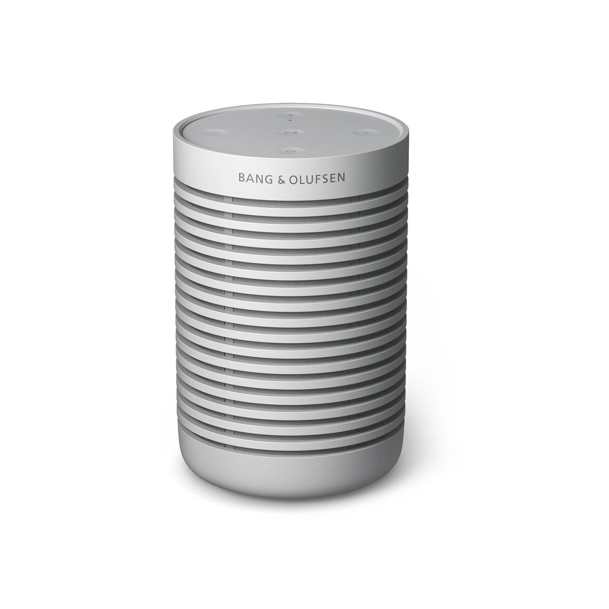 Bang & Olufsen Beosound Explore 360-degree sound grill delivers omnidirectional audio outdoors.