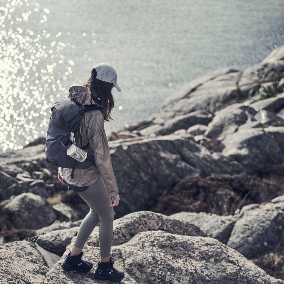 Bang & Olufsen Beosound Explore top controls enable quick setup and easy volume changes.