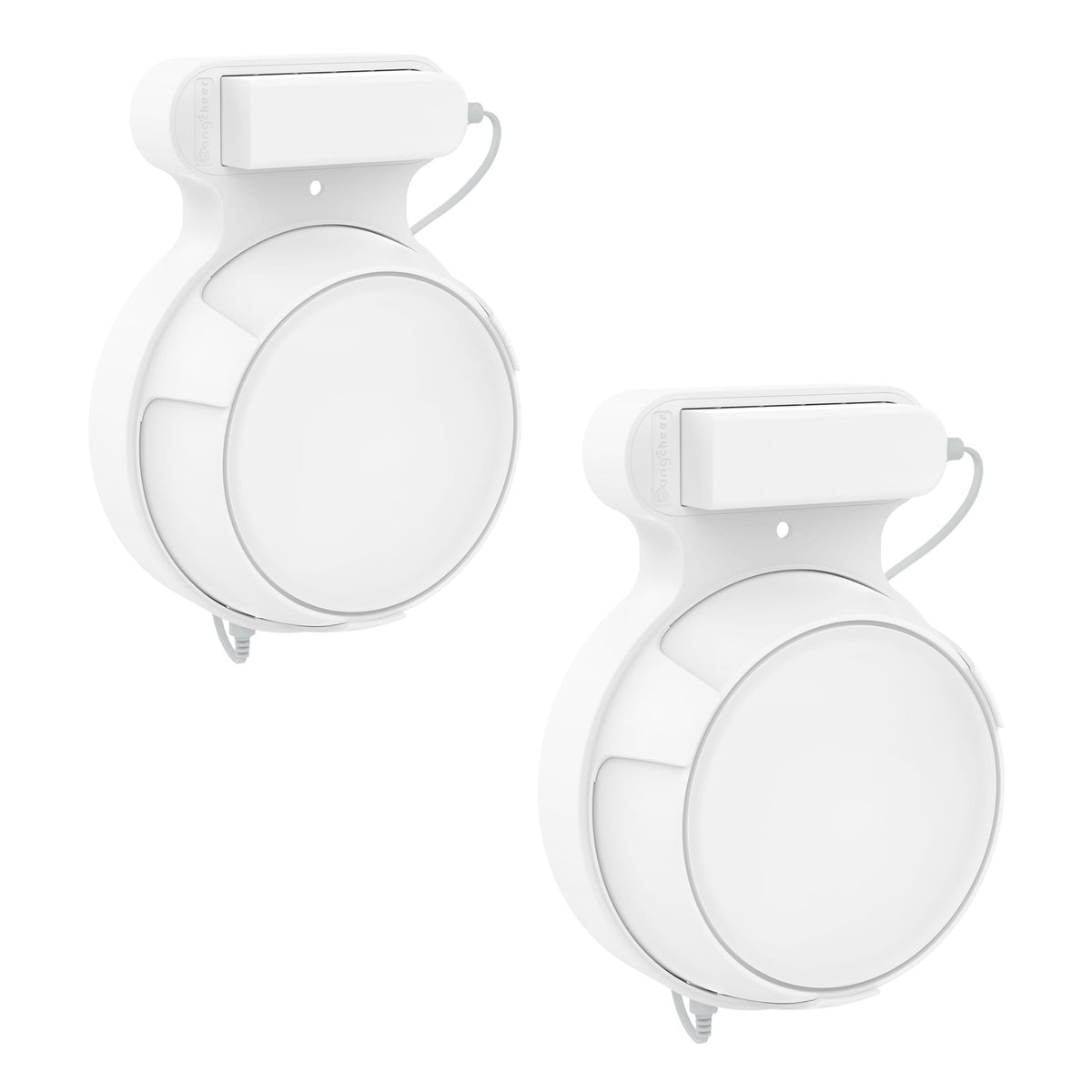 Bangcheer Deco BE23 outlet-mount keeps router cables hidden for a cleaner living space.