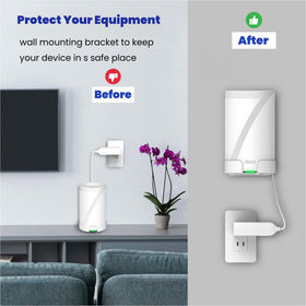 Bangcheer wall mount holds TP-Link Deco mesh WiFi 7 on the wall