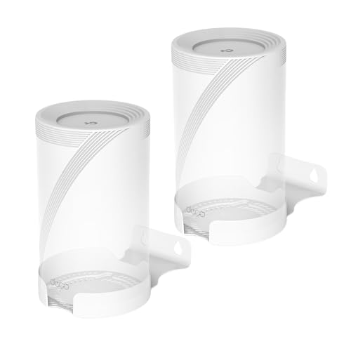 Bangcheer wall-mount for BE75/BE95 white panel keeps Deco router off the desk and tidy.