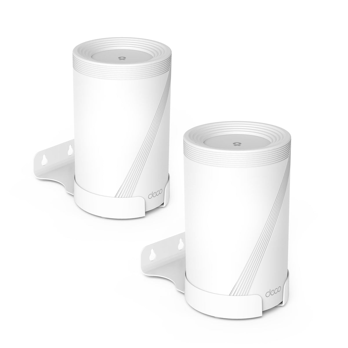 Bangcheer wall mount for Deco BE63 on a white wall saves space
