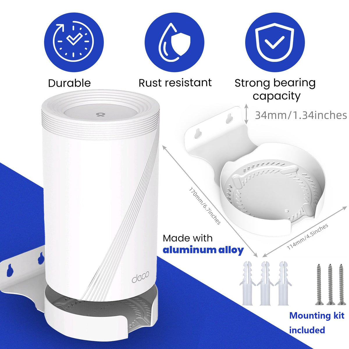 Bangcheer Deco BE65 wall mount showcases space-saving design and efficient airflow.