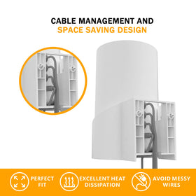 Bangcheer wall mount for TP-Link AXE5300 emphasizes space saving and organized home