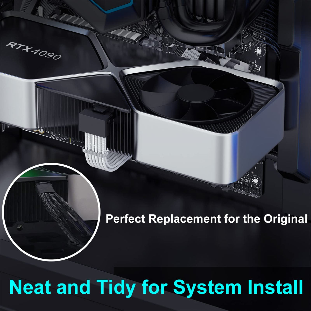 Bangfun RTX 3090Ti 4080 4090 compatible extension for clean power delivery