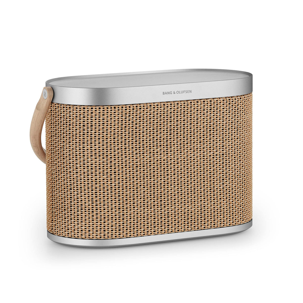 Bang & Olufsen Beosound A5 Nordic oak handle for easy transport.