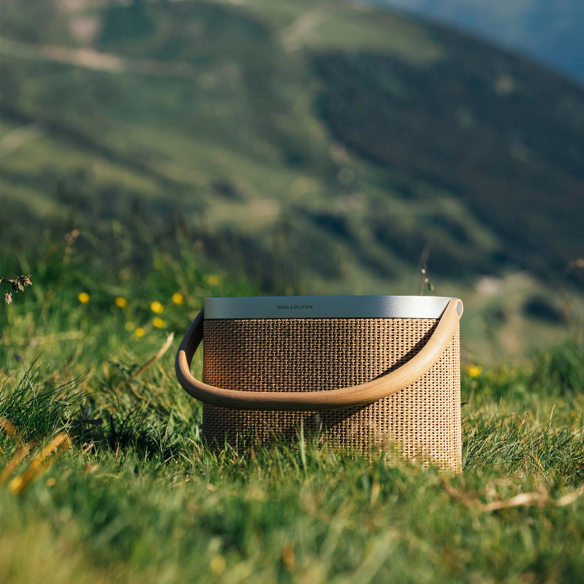 Bang & Olufsen Beosound A5 premium aluminum frame for durability.