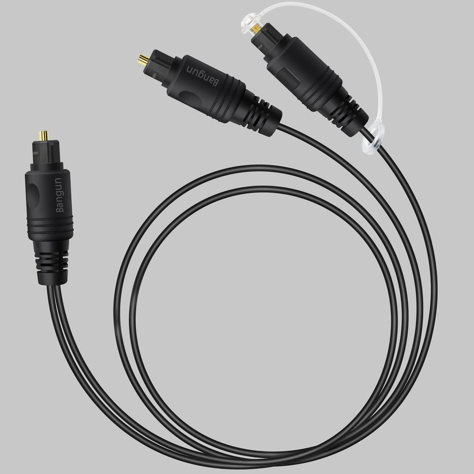 Bangun 1x2 optical splitter enables simultaneous TV soundbar and headset listening