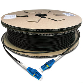 Bangun 200m uniboot LC-LC outdoor patch cable ready for rugged outdoor deployments.