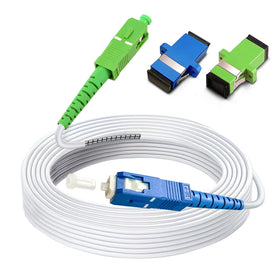 Bangun 20m armored patch cable with SC UPC to SC APC connectors for durable fiber links