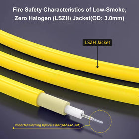 Bangun 20Pack G657.A2 core with ceramic ferrule for low insertion loss