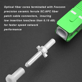 Bangun 20Pack SC APC connectors ensure precise alignment and stable connections
