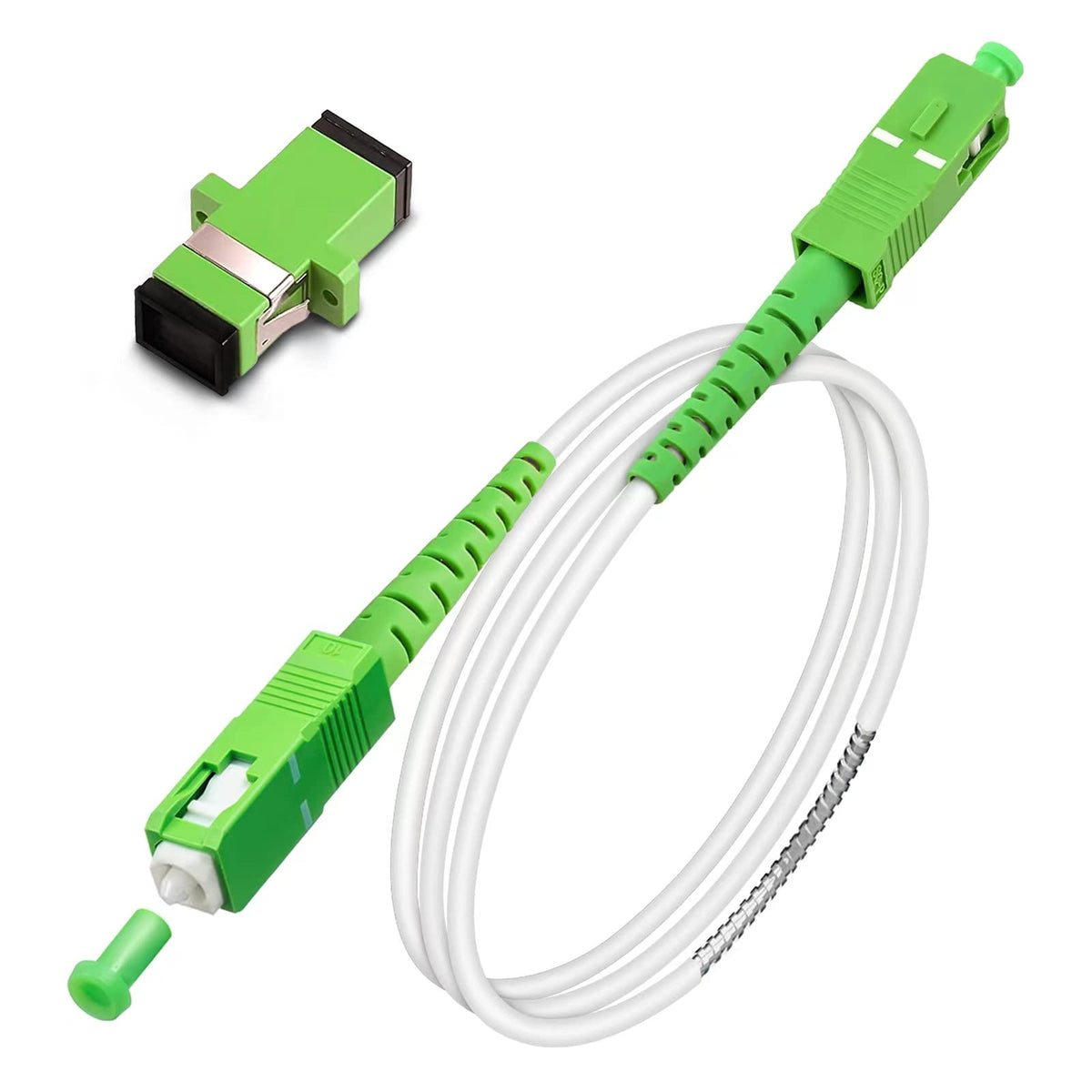 Bangun 5m armored SC-APC to SC-APC fiber patch cable for durable in-home network extensions.