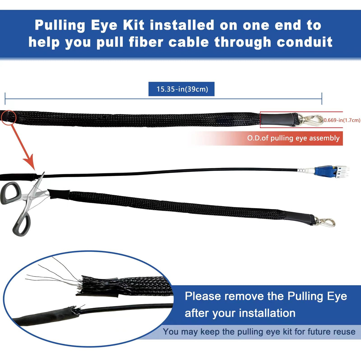 Armored Bangun fiber cable with stainless steel tube protection for outdoors.