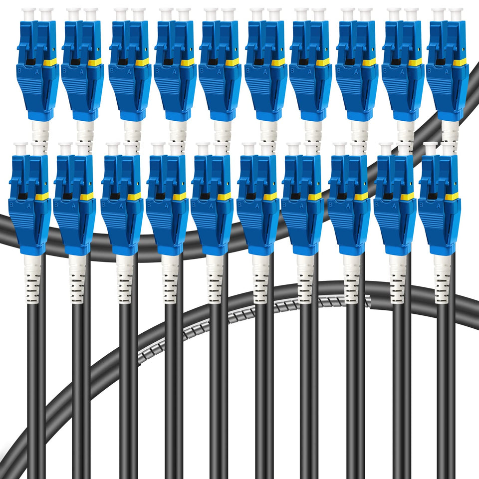Bangun armored LC uniboot 10m patch cable outdoors protects the fiber and supports harsh environments.