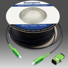 Bangun cable being pushed through conduit for easy installation