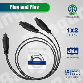 Bangun durable PVC housing optical splitter for home theater setups