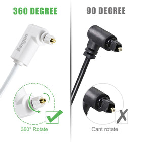 Bangun optical cable with gold-plated connectors for durable signal transfer.