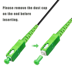 Bangun included SC/APC adapters for easy extension.