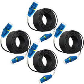 Bangun Uniboot LC-LC patch cable, 10 m, outdoor armored, rugged reliability.