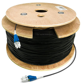 Bangun uniboot LC outdoor armored patch cable with rugged protection for outdoor runs.