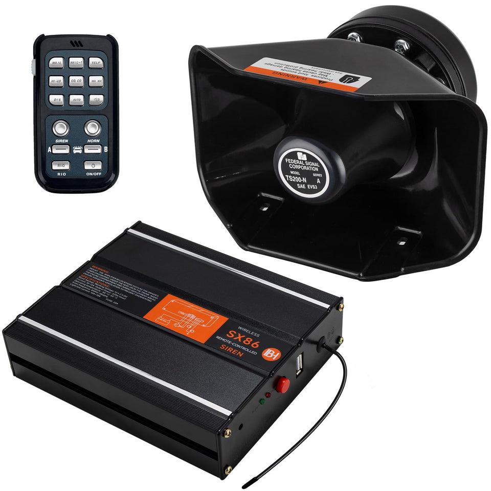 banhao 12v emergency siren remote control for quick vehicle signaling
