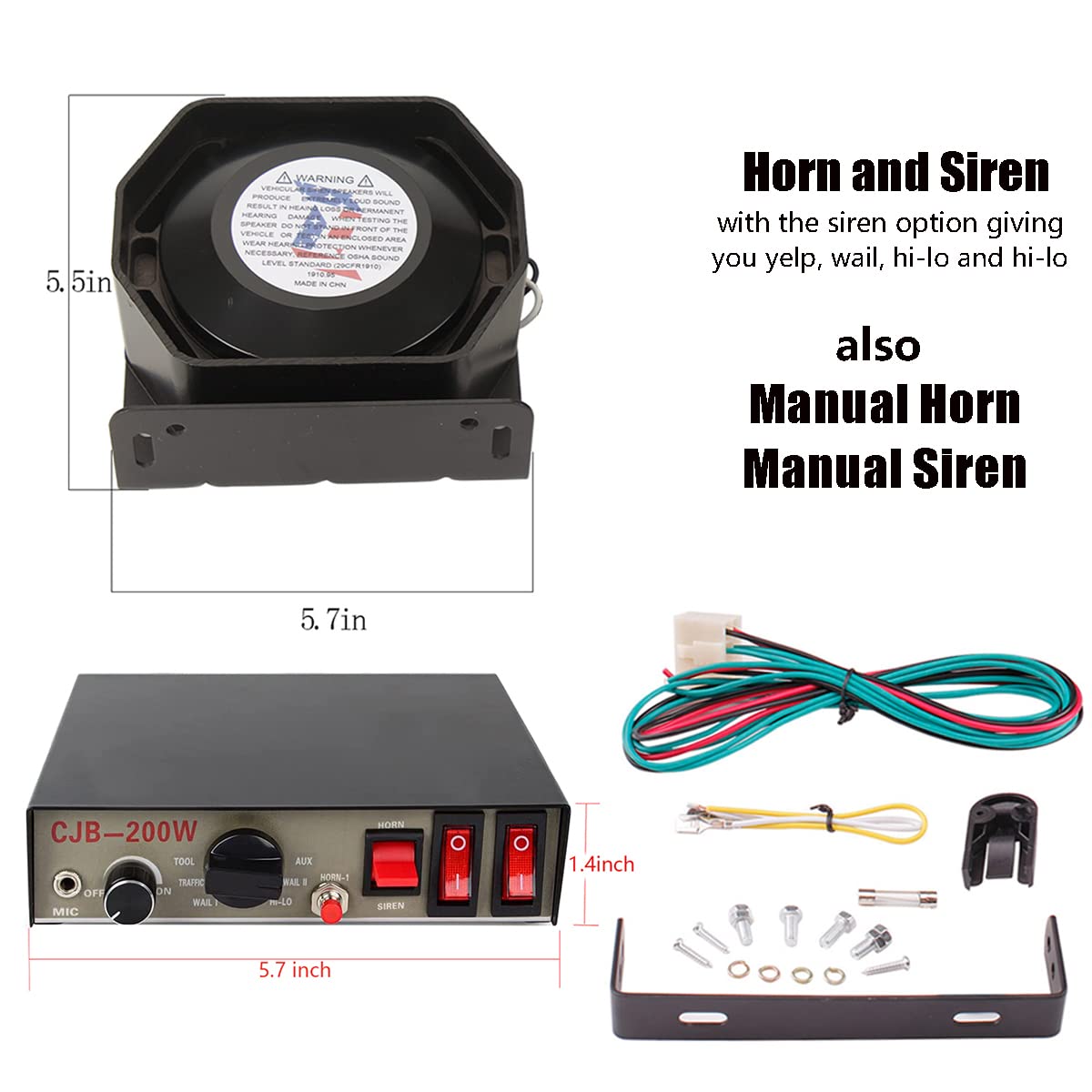 banhao 12V vehicle PA system exterior installation, rugged build for demanding vehicle use.