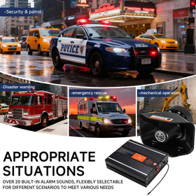 banhao complete siren kit ready for installation in vehicles
