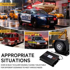 Banhao handheld microphone for clear voice commands during emergencies.