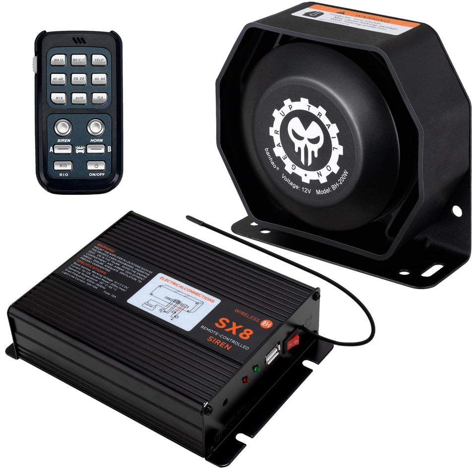 Banhao police siren speaker assembly for versatile vehicle warning needs.