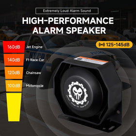 Banhao siren kit high decibel output helps clear roadways effectively