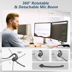 Banigipa silicone ear-hook keeps the headset secure during workouts