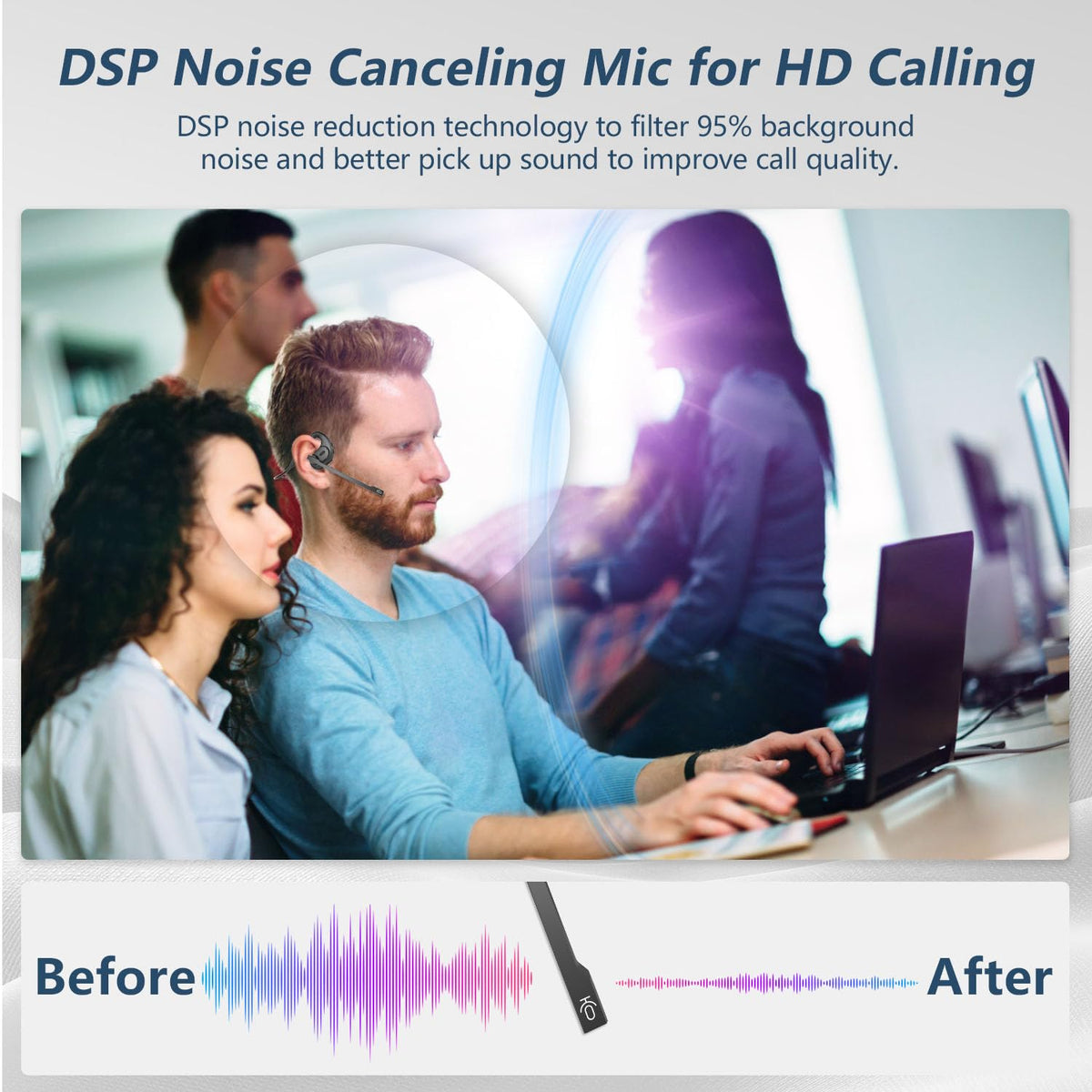 Banigipa detachable microphone provides flexible voice pickup for calls