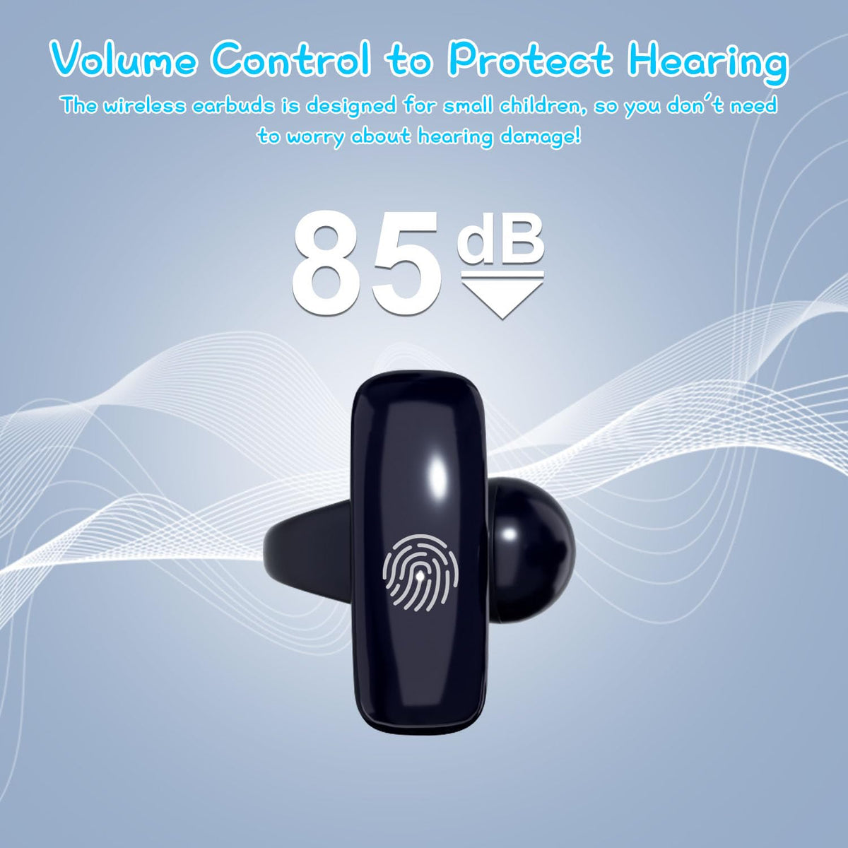 BANIGIPA 300mAh charging case provides multiple full charges for school days