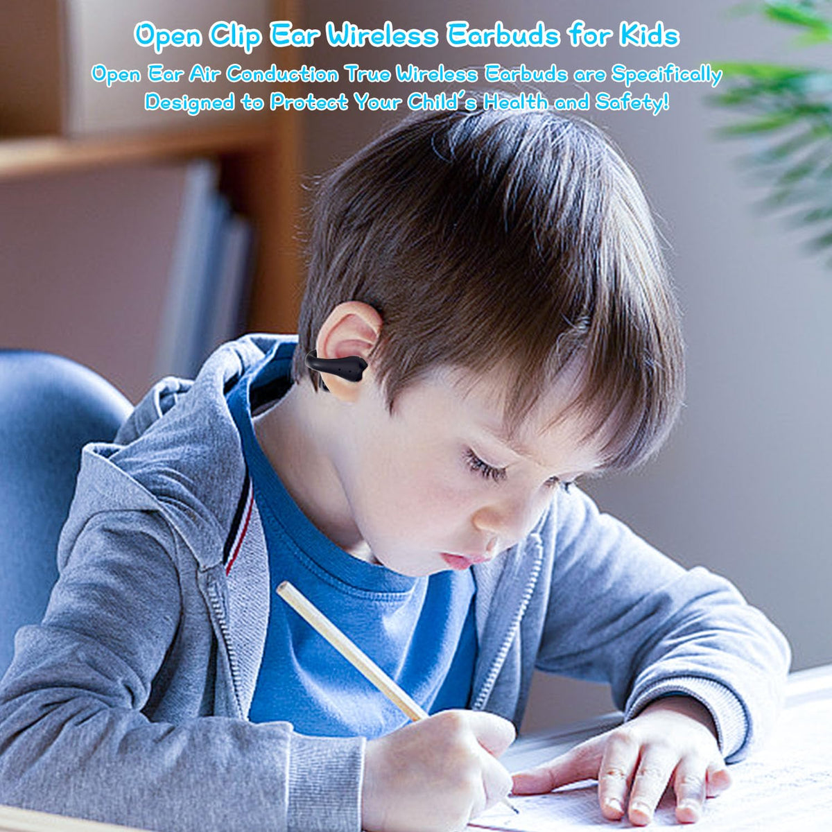 BANIGIPA Kids lightweight 5g earbuds for all-day wear without ear pain