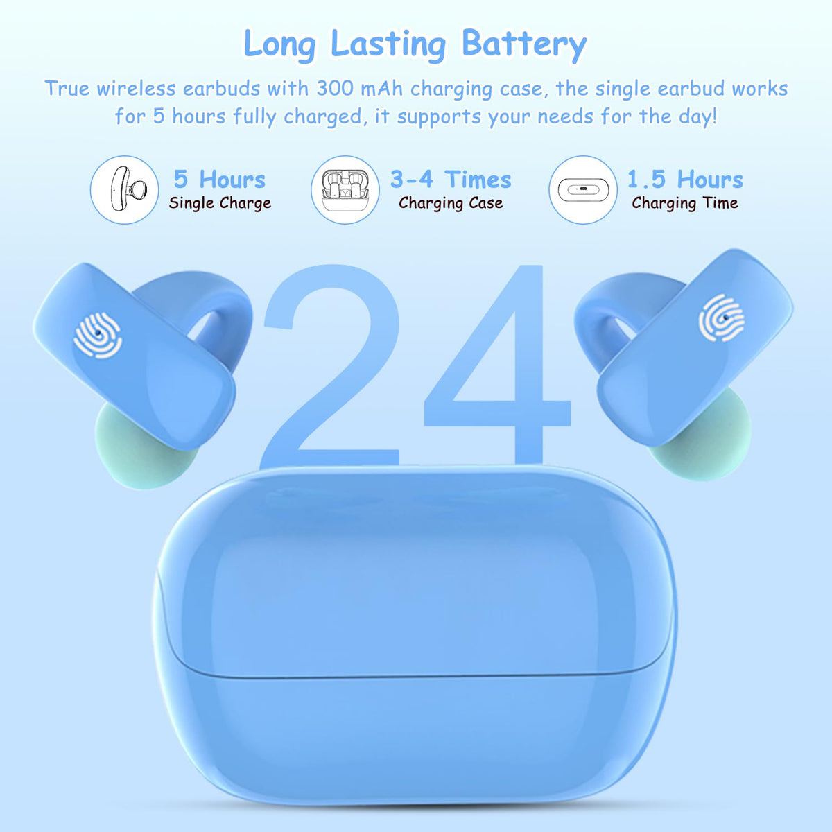 BANIGIPA Kids smart touch controls simplify calls and playback.