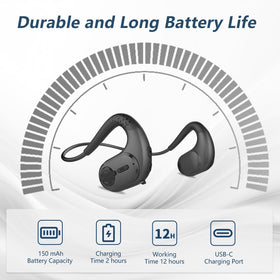 Banigipa 165 mAh battery delivers up to 10 hours of use