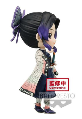 Banpresto Shinobu Kocho Q Posket Ver A, safety-compliant packaging and labeling for North America.