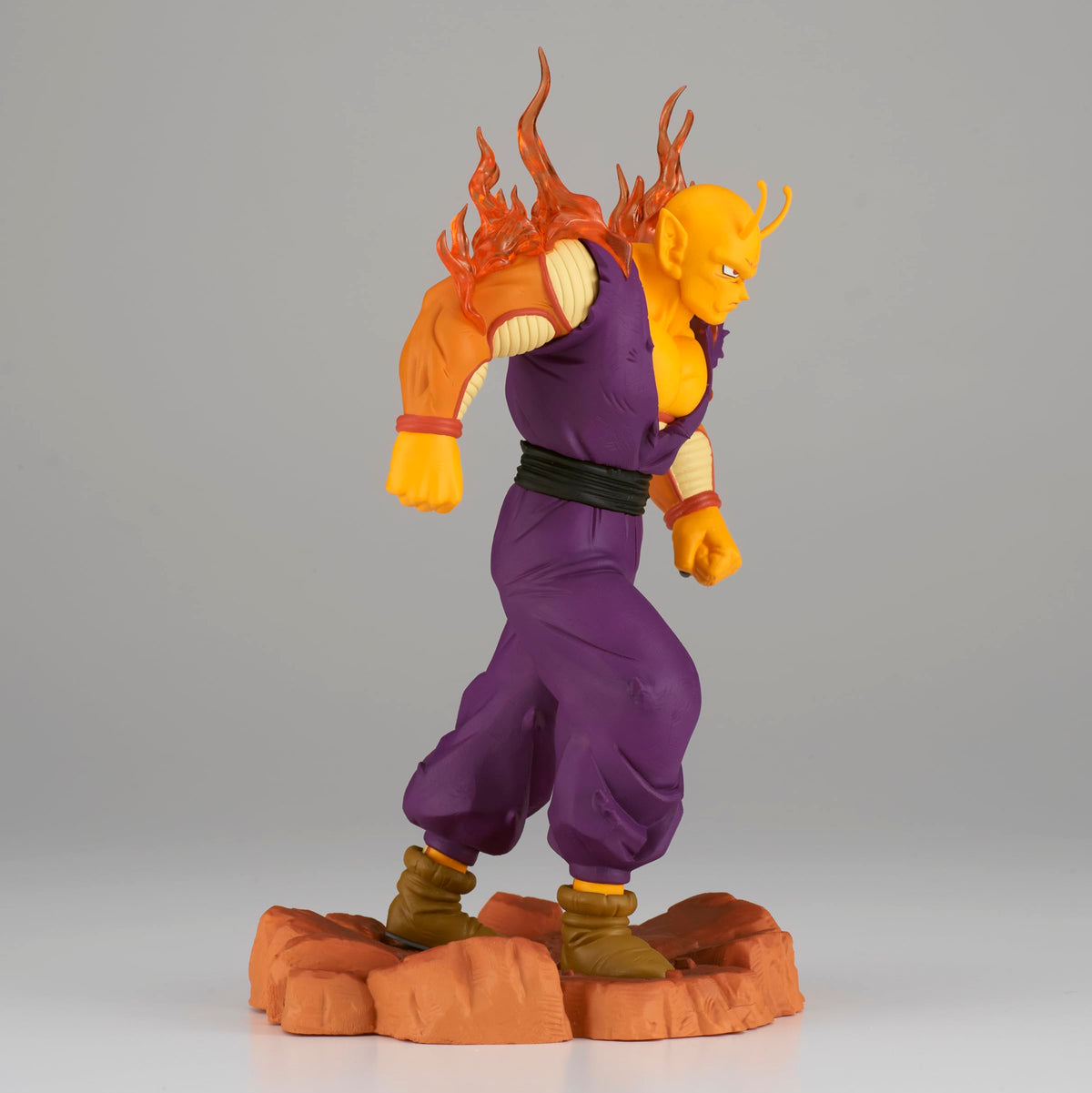 Banpresto Orange Piccolo costume detail close-up emphasizing texture and contrast