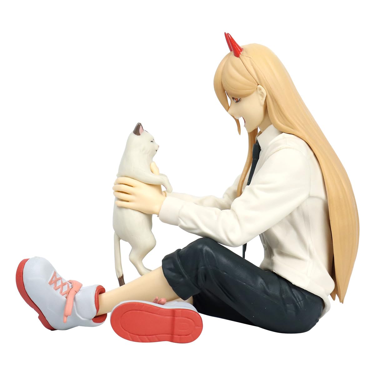 Banpresto Power next to a ruler showing 9cm size for scale clarity