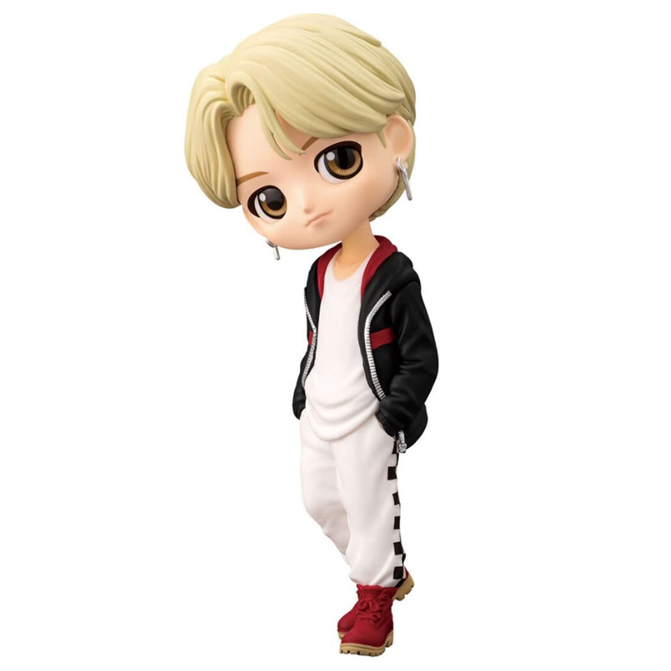 Banpresto TinyTan Mic Drop Q-Posket Jimin figure for display and gifting.