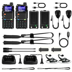 BAOFENG UV-5RM charging base keeps radios organized and ready.