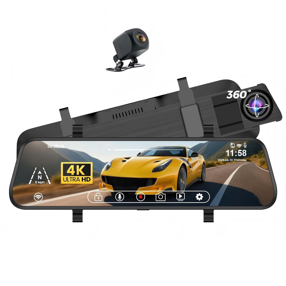 BAOHZ H10 front camera 4K captures road details for clear signs and plates