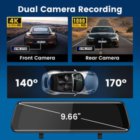 BAOHZ H10 rear camera 1080p offers clear rear visibility and license plate capture
