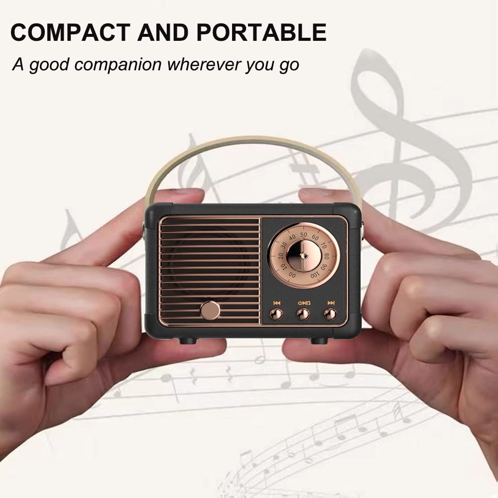 Baolira Retro Bluetooth Speaker with DSP delivers balanced, clear sound